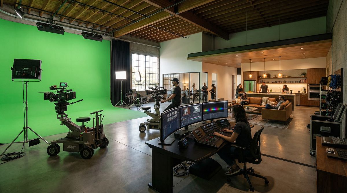 今日看料影视传媒公司工作室